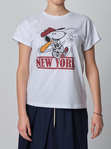  T-shirt Snoopy con strass