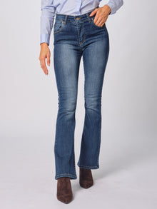  Jeans a zampa SevenTwoSeven modello Emily