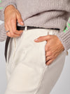 Pantalone velluto tasca sfrangiata Motel burro
