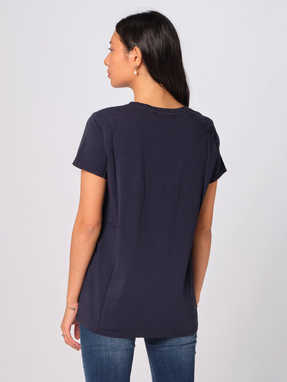 T-shirt in cotone Vicolo color blu