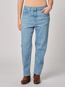  Jeans baggy Haveone in denim morbido chiaro