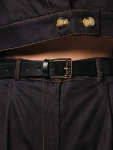 Cintura con fibbia con logo Vicolo nero