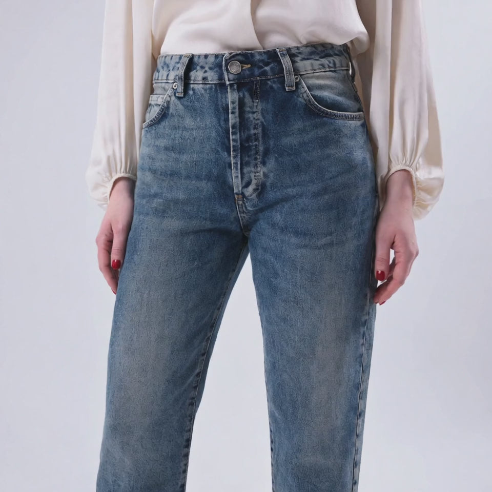 RECUPERO - JEANS BOYFRIEND ART.FUJI/MB1 - LAVAGGIO AL THE'