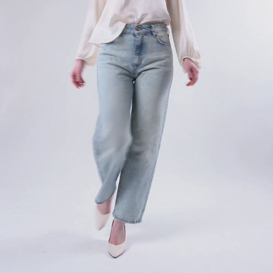 RECUPERO - JEANS REGULAR ART.ZAHIRA/MB4 - LAVAGGIO CHIARO AL THE'
