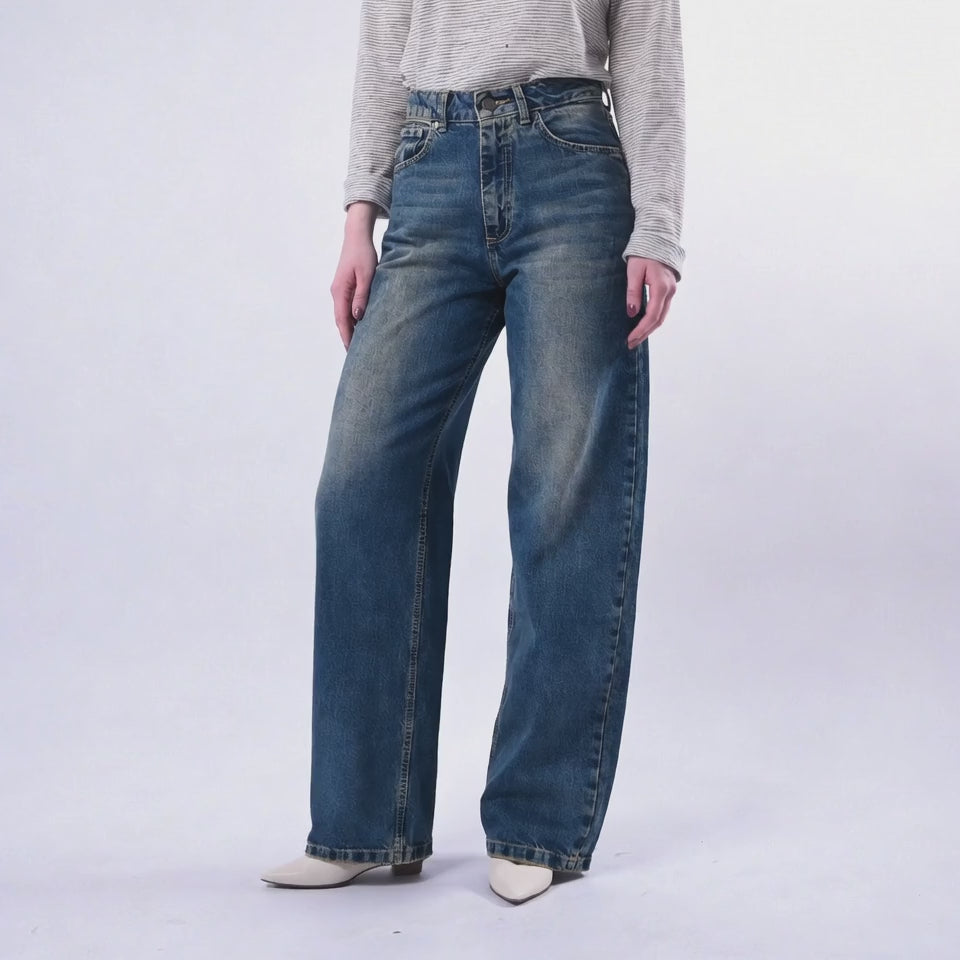 RECUPERO - JEANS STRAIGHT FERMO ART.VEGA-STN - LAVAGGIO MEDIO AL THE'