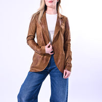 GOLD - GIACCA ROCK EASY ART.37478/3181/B - SUEDE BRUCIATO